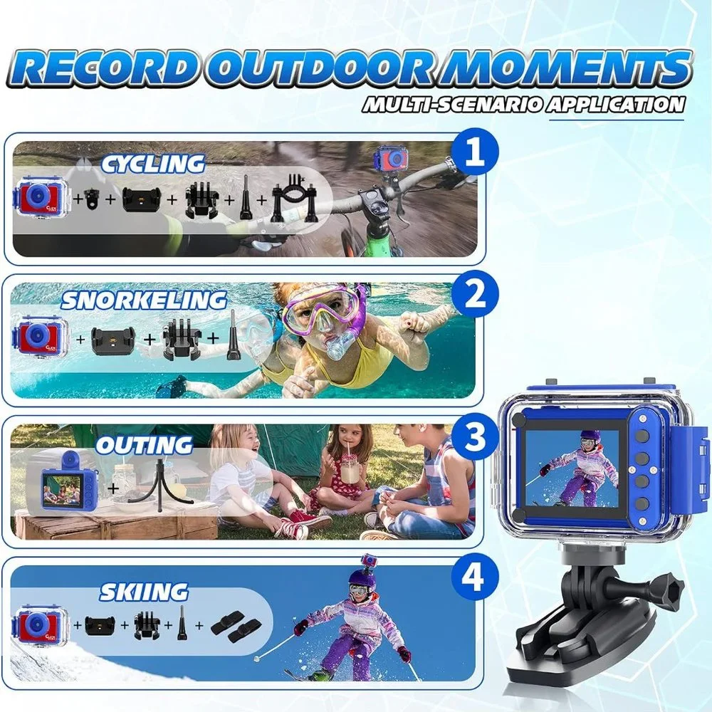 New Kids Selfie Waterproof Camera